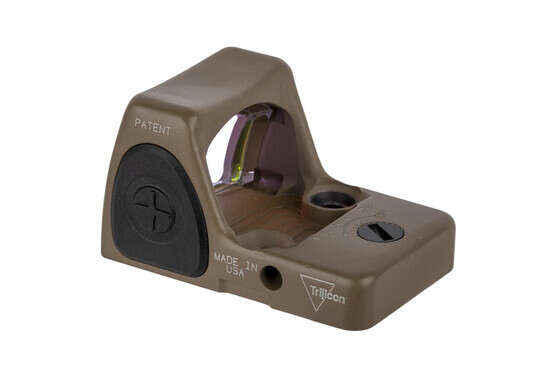 Trijicon RMR Type 2 adjustable reflex sight features a bright 3.25 MOA reticle and FDE finish perfect for your handgun slide